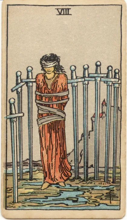 Eight of Swords — The 1909 London Deck