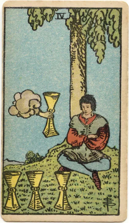 Four of Cups — The 1909 London Deck