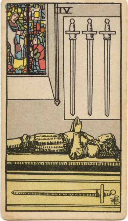 Four of Swords — The 1909 London Deck