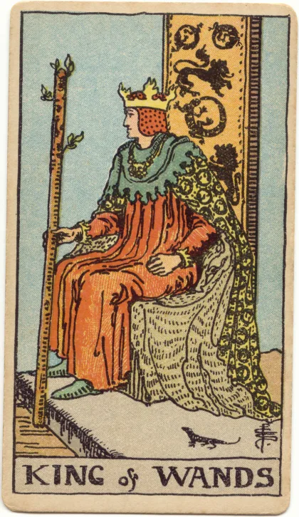 King of Wands — The 1909 London Deck