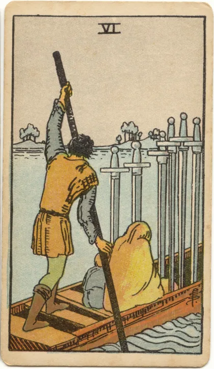 Six of Swords — The 1909 London Deck