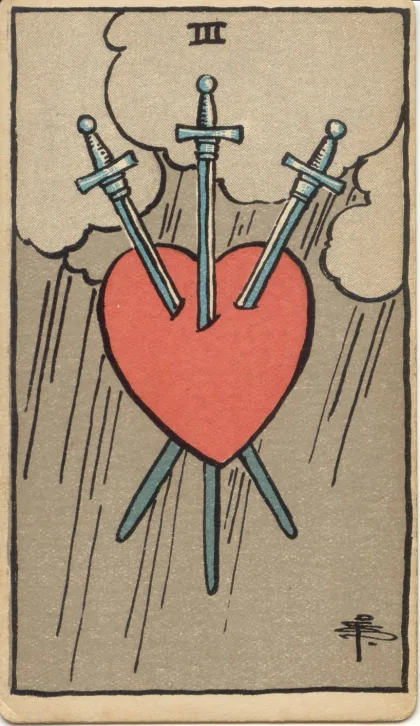 Three of Swords — The 1909 London Deck