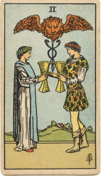 Two of Cups — The 1909 London Deck